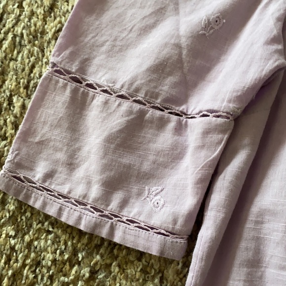 Anthropologie “Forever That Girl” lilac blouse - Picture 4 of 6